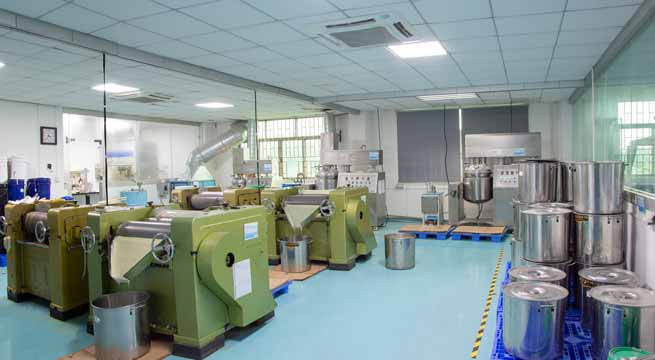 助焊膏生产车间